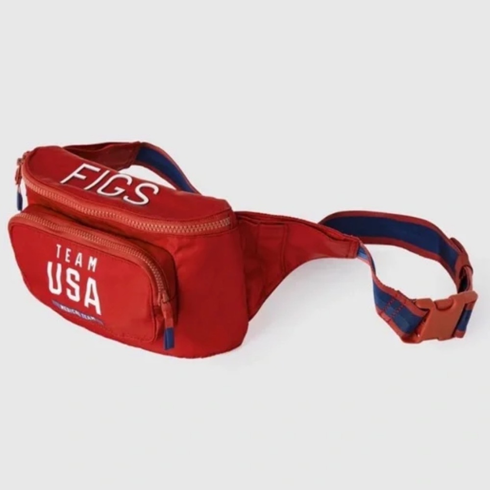 Figs Team USA Red Belt Bag